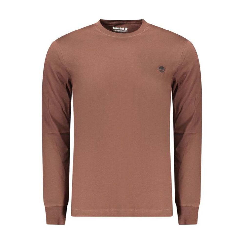 Timberland Brown Cotton Men's T-Shirt